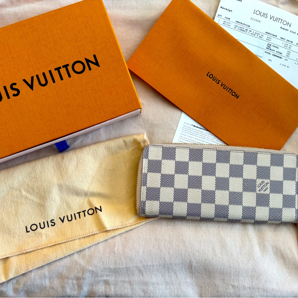Louis Vuitton Damier Azur Wallet